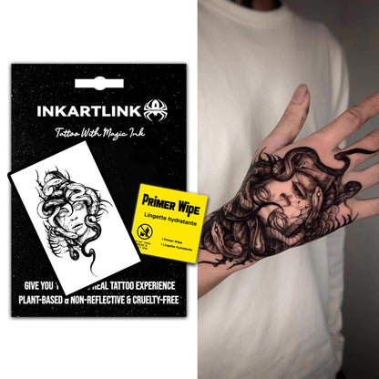 INKARTLINK Semi-Permanent Tattoos – Realistic, Waterproof Arm Tattoos | Femme Fatale