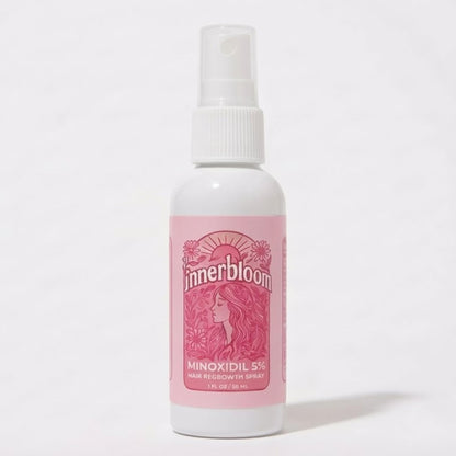 Innerbloom 5% Minoxidil for Women – Hair Regrowth Spray (1 Pack)