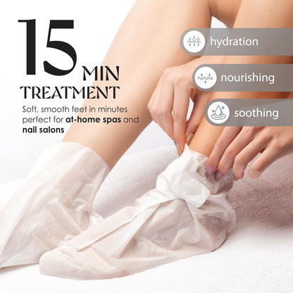 Innerest Original Derma Beauty Foot Mask – 12 Pairs Moisture-Boosting Shea Butter Foot Masks
