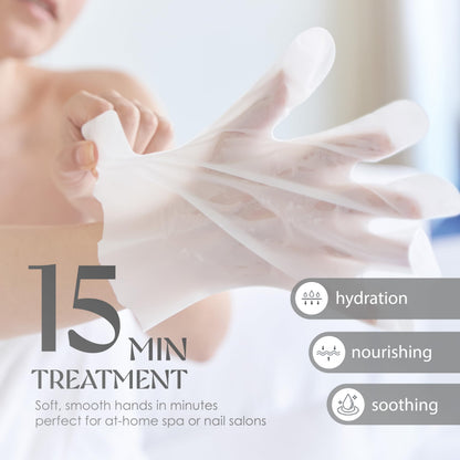 Innerest Original Derma Beauty Hand Mask – 6 Pairs Hydrating Gloves with Avocado Oil