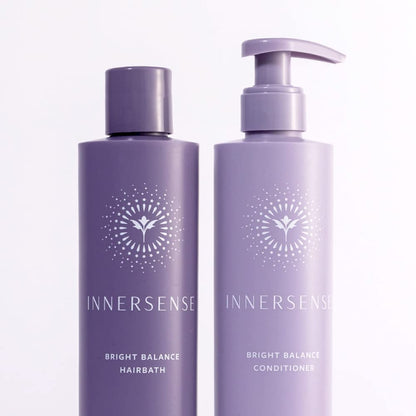 INNERSENSE Organic Beauty Bright + Balanced Purple Toning Shampoo & Conditioner Duo – Non-Toxic, Cruelty-Free, Vegan Haircare