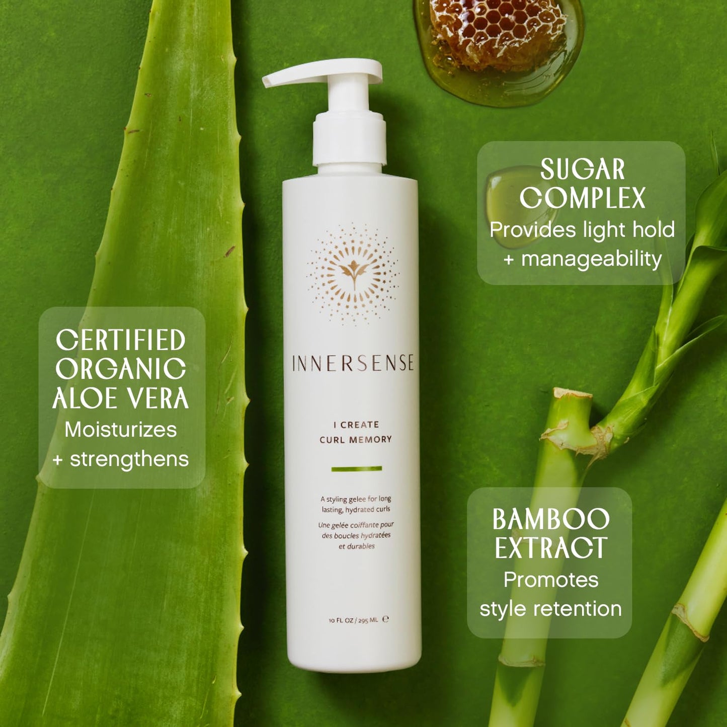 INNERSENSE I Create Curl Memory Gel – Strong Hold, Hydrating & Elongating | Non-Toxic, Cruelty-Free Haircare (2 x 2 oz / 59.1 ml)