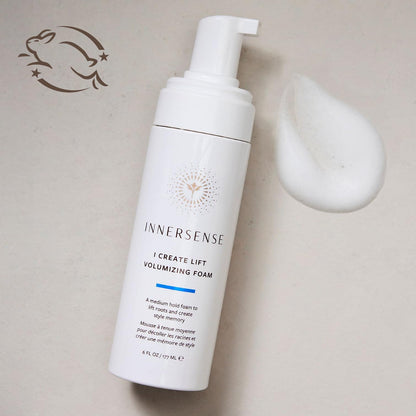 INNERSENSE Organic Beauty I Create Lift Volumizing Foam - NEW Packaging | Non-Toxic, Cruelty-Free Haircare