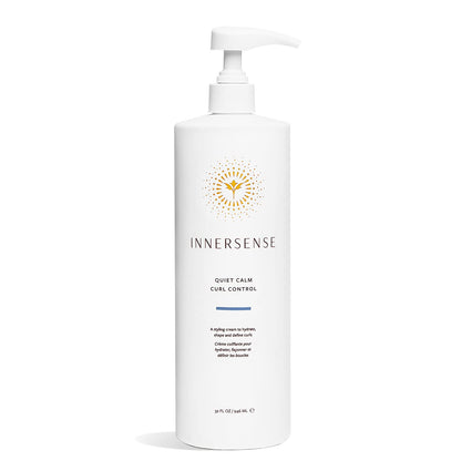 INNERSENSE Organic Beauty - Natural Quiet Calm Curl Control | Non-Toxic, Cruelty-Free Hair Styling Cream (32 fl oz)