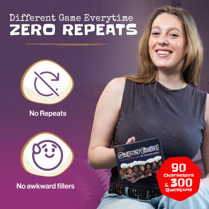 Inspiration Play Superficial – The Skin-Deep Adult Party Card Game for 18+, 2–10 Players