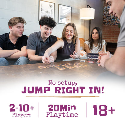 Inspiration Play Superficial – The Skin-Deep Adult Party Card Game for 18+, 2–10 Players