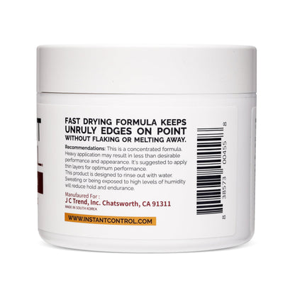Instant Control Edge & Braid Gel Original (8 oz) – Water-Soluble Edge & Braid Hold