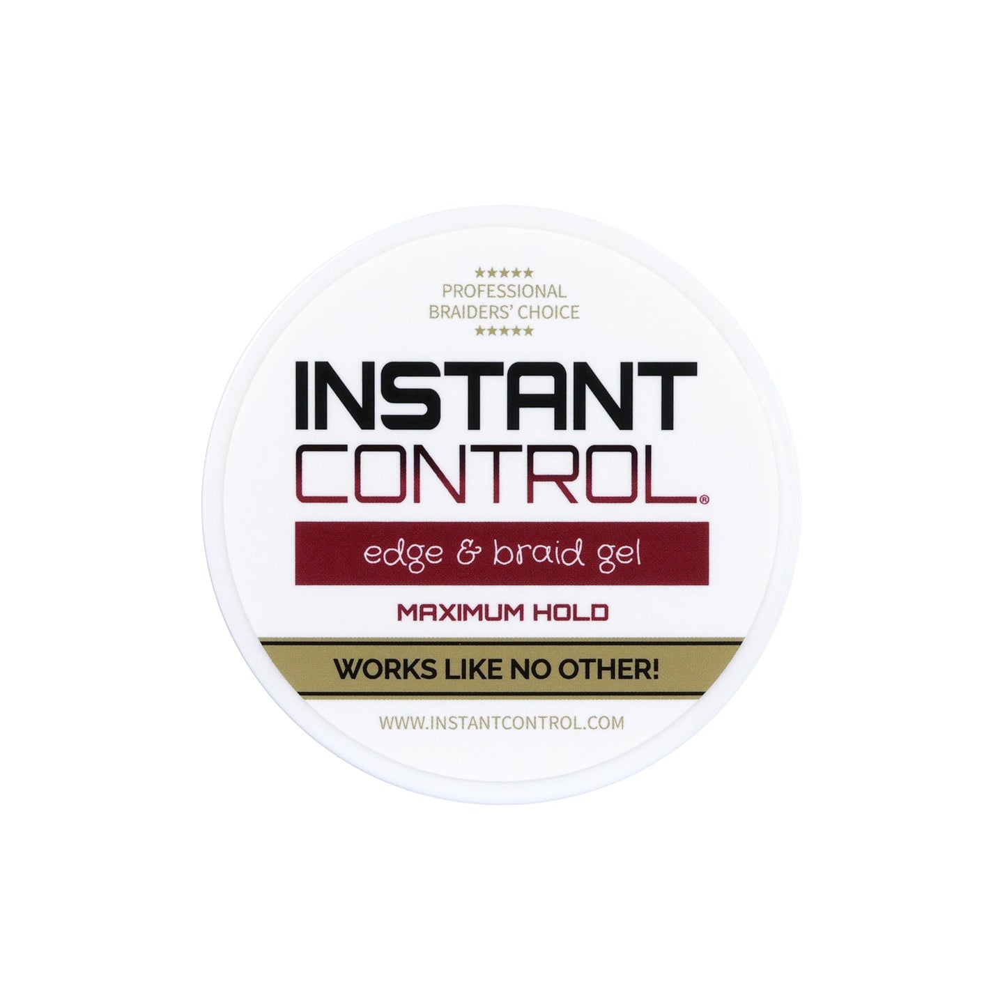 Instant Control Edge & Braid Gel – 8 oz | Water-Soluble Edge Control
