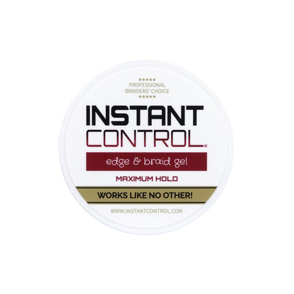 Instant Control Edge & Braid Gel – 8 oz | Water-Soluble Edge Control