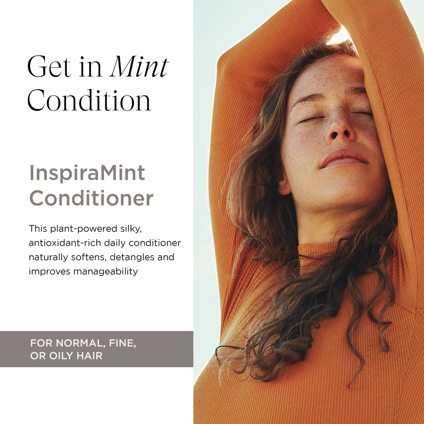 Intelligent Nutrients InspiraMint Conditioner – Invigorating Mint for Fine & Oily Hair