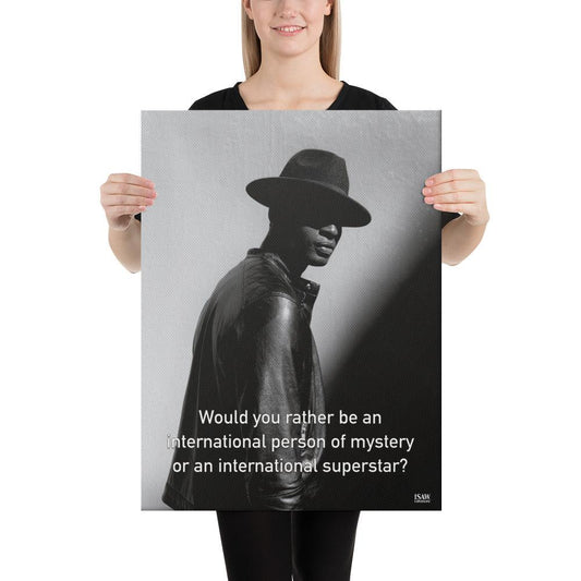 International Person of Mystery - Canvas Print