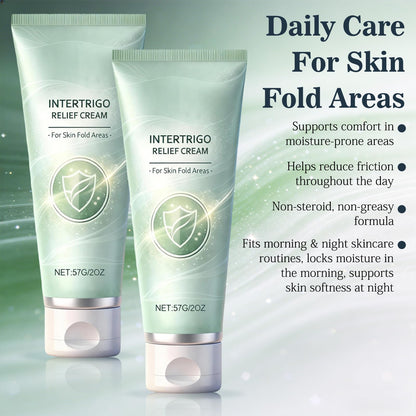 2Pcs Intertrigo Relief Cream – Skin Fold Barrier, Fast-Drying Non-Greasy (2 oz)