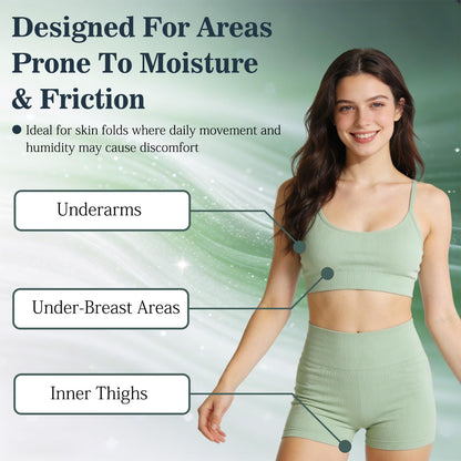 2Pcs Intertrigo Relief Cream – Skin Fold Barrier, Fast-Drying Non-Greasy (2 oz)