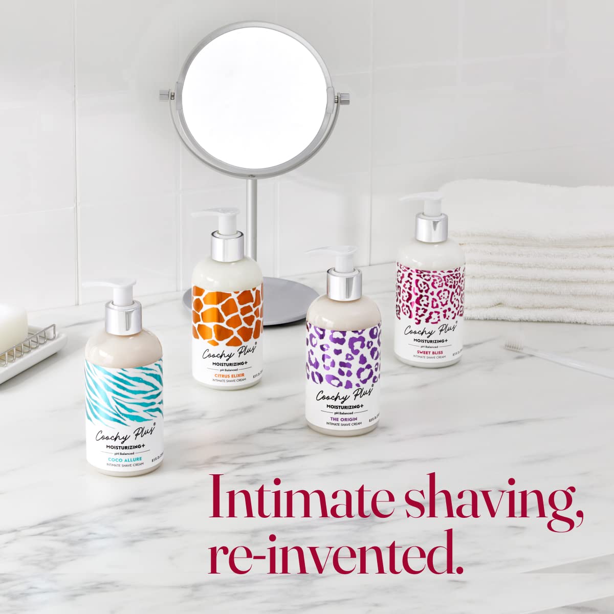 IntiMD Coochy Plus SWEET BLISS Intimate Shaving Cream – Moisturizing+ Formula, Rash-Free, 8.5oz