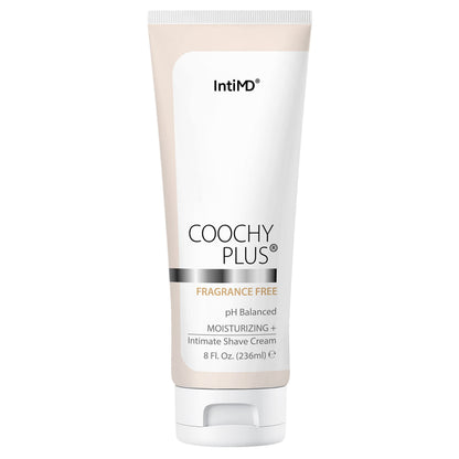 IntiMD Coochy Plus Fragrance Free & Chafe Lotion Kit – Intimate Shave Cream + Anti-Chafe Solution
