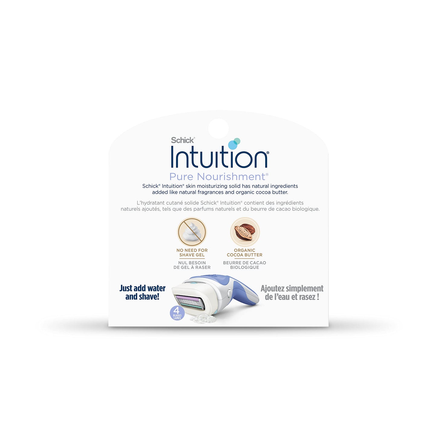 INTUITION Schick Intuition Pure Nourishment Razor Refills – 6 Cartridges for Women