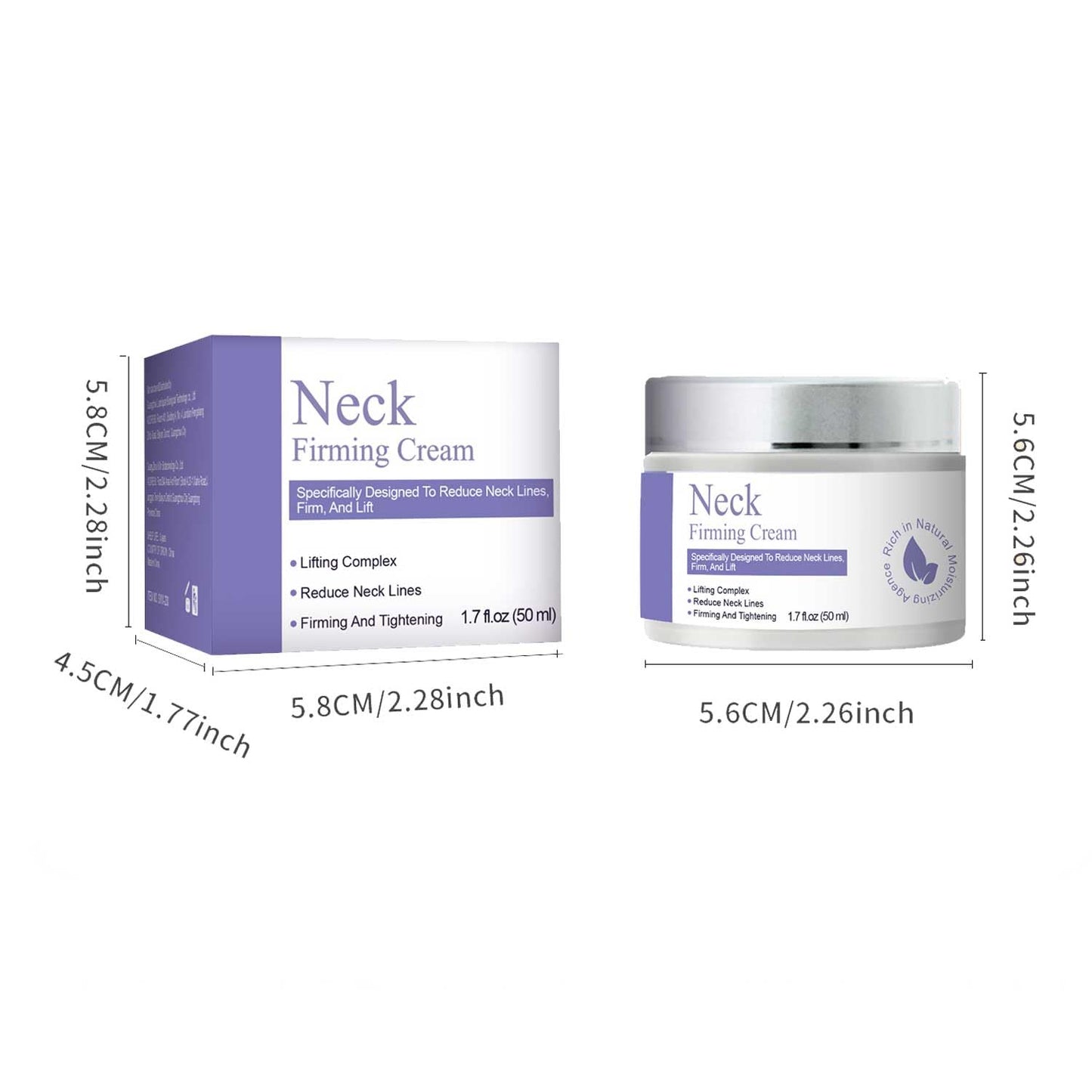 IOIOTCO Neck Firming Cream – Tightening, Lifting & Anti-Aging Moisturizer (Face, Neck & Chest) – 1.7 Fl Oz
