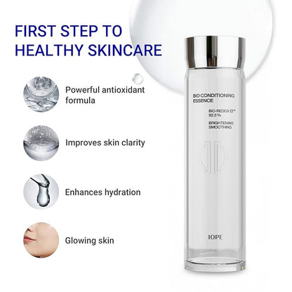 IOPE Bio-Conditioning First Step Essence | Fast-Absorbing Korean Toner for Sensitive Skin, Deep Hydration & Smoothing