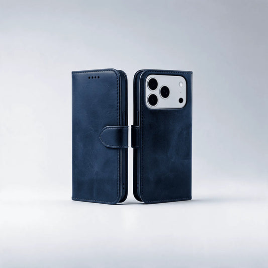 iPhone 18/17 Series Book Flip Case Leather Wallet