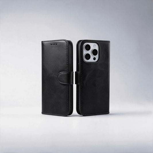 iPhone 12 Series Book Flip Leather Wallet Case with Card Holder