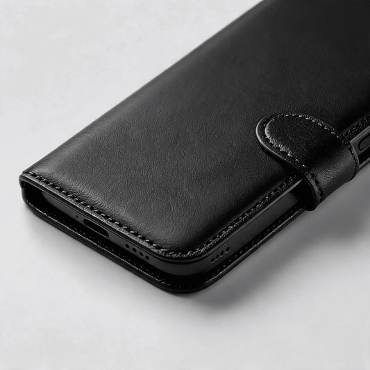 iPhone 12 Series Book Flip Leather Wallet Case with Card Holder