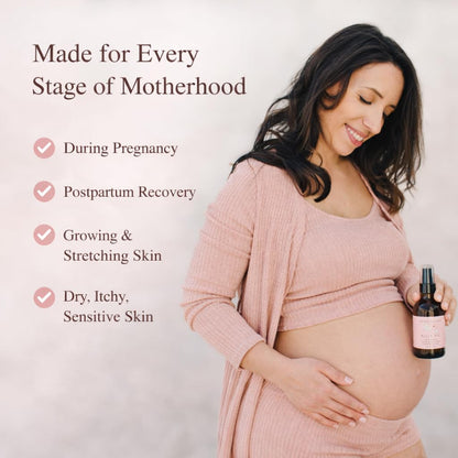 Belly Bundle by Irene Organics – Organic Belly Butter & Oil for Pregnancy