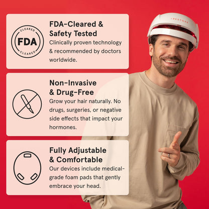 iRestore Essential Laser Hair Growth System – FDA-Cleared Hair Loss & Thinning Treatment for Men & Women