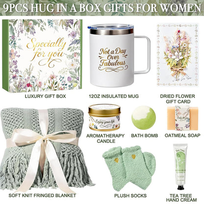 IRINXL Birthday Spa Gift Box for Women – Self-Care Gift Basket