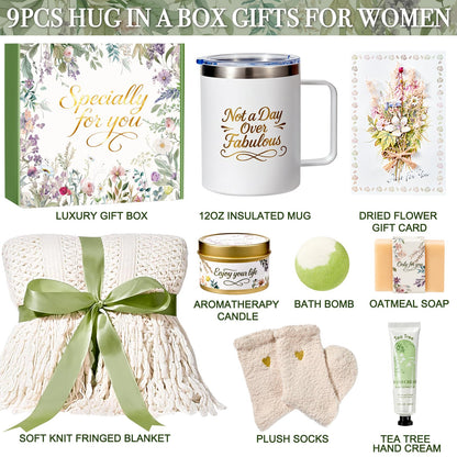 IRINXL Valentines Day Gifts for Her — Spa Care Package Gift Box (Ivory)