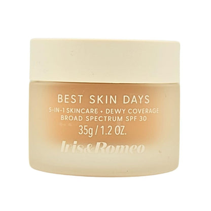 IRIS&ROMEO Best Skin Days SPF 30 Dewy Coverage Foundation - Shade 7 (Medium Olive) 1.2 oz