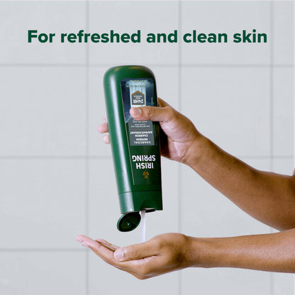 Irish Spring Men's Body Wash Charcoal Refresh — 4-Pack, 20 oz Bottles