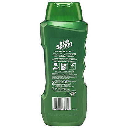 Irish Spring Moisture Blast Body Wash – 4 x 18 oz | Hydrating Clean & Freshness