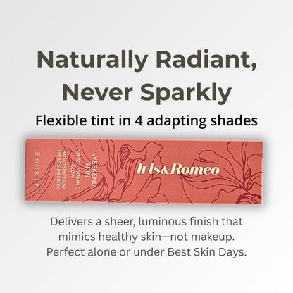 IRIS&ROMEO Weekend Skin SPF 50 – Warm Glow Mineral Sunscreen