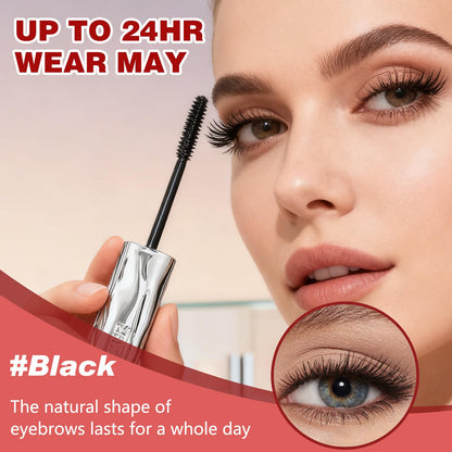 2Pcs Iron Wand Mascara – 2025 Upgraded Waterproof Tubing Mascara for 3D Curl, Smudge-Proof & No Flake