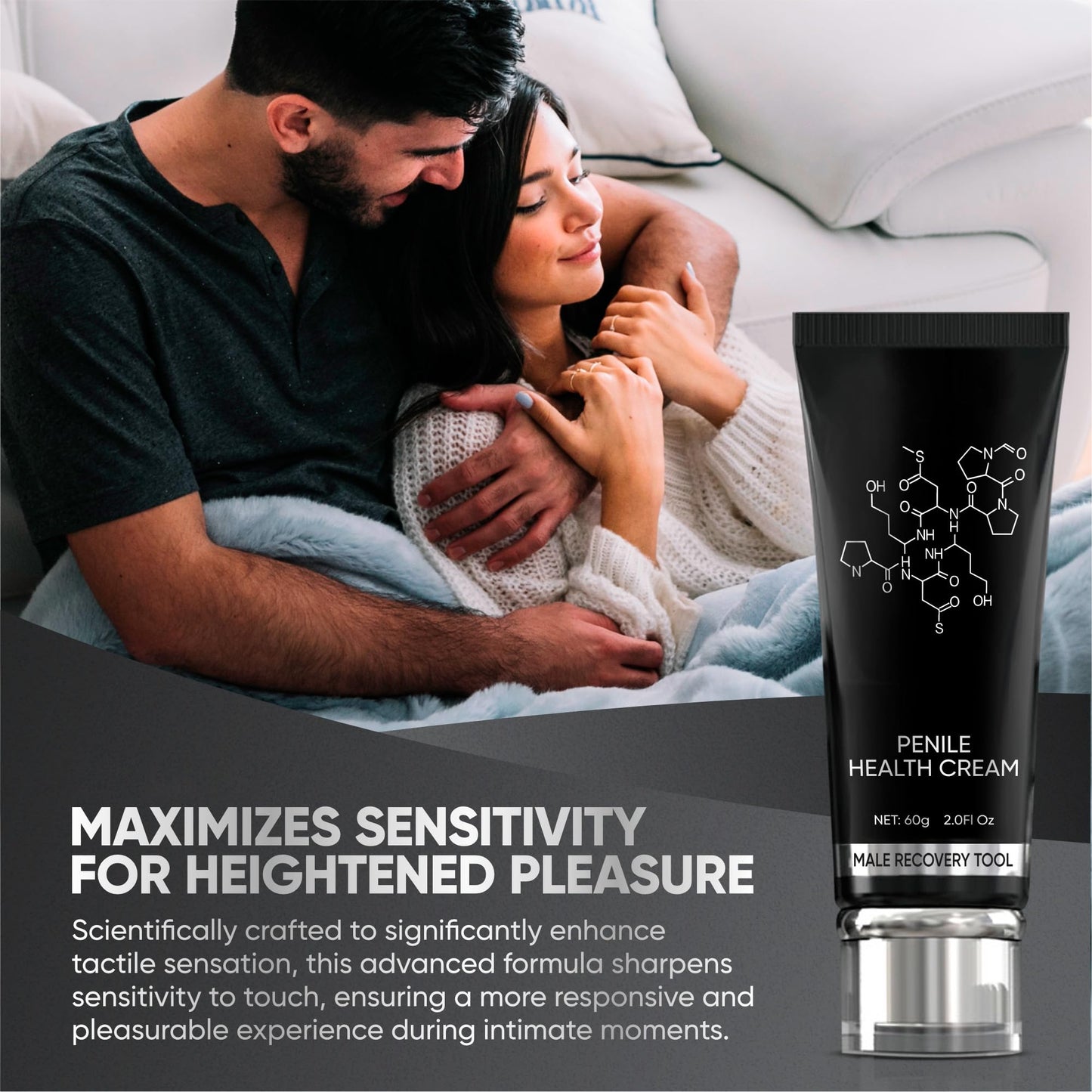 Irvy Male Re-Vitalize Cream – Advanced Penile Health Formula, 1.75 Fl Oz