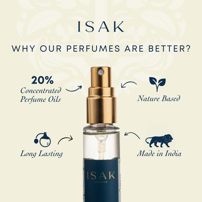 ISAK Lavender Rain Eau de Parfum – Unisex 9ml (0.3 oz), Long-Lasting 8-10h