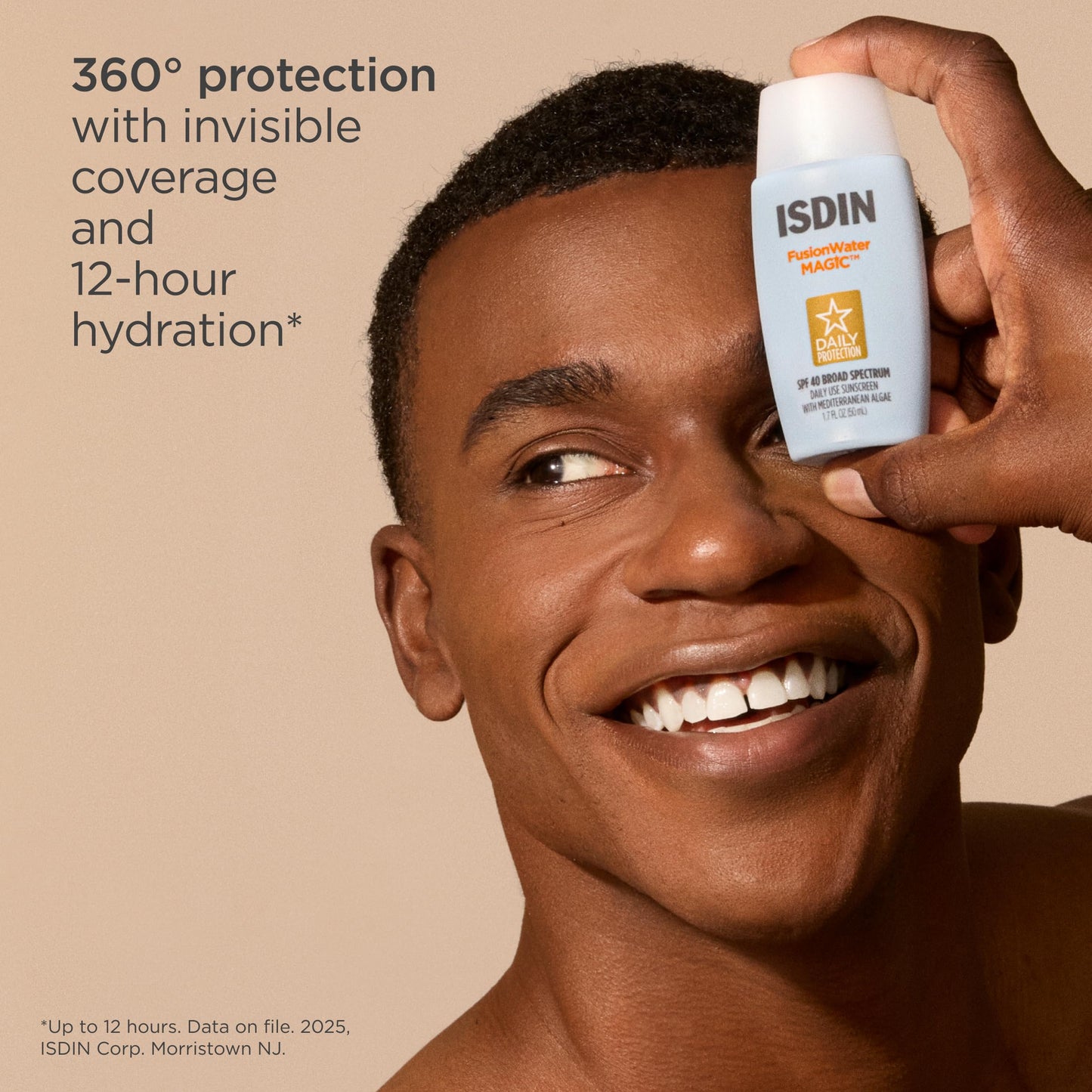ISDIN Fusion Water MAGIC SPF 40 Sunscreen – Ultralight Hydration with Hyaluronic Acid & Vitamin E