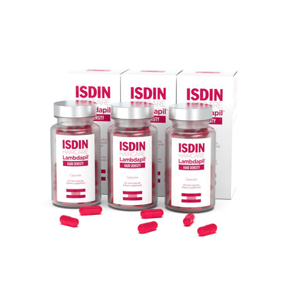 ISDIN Lambdapil Hair Density Capsules – Hair Thickening Vitamins (180 capsules) | 3-Month Supply