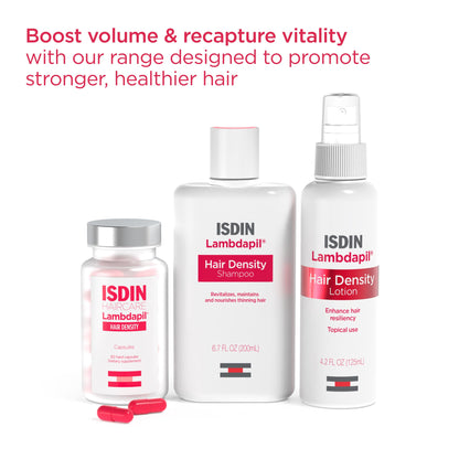 ISDIN Lambdapil Hair Density Capsules – Hair Thickening Vitamins (180 capsules) | 3-Month Supply