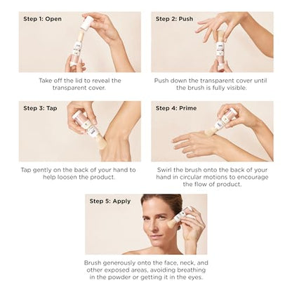 ISDIN Mineral Brush Powder – Pollution & Blue Light Protection for Sensitive Skin