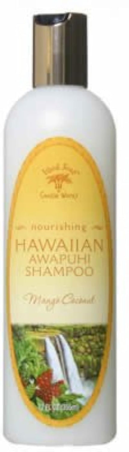 Island Soap & Candle Works Awapuhi Mango Coconut Shampoo – 12 oz Moisturizing Hawaiian Shampoo