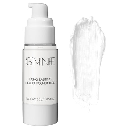 IS'MINE White Liquid Foundation – Matte Finish, Vegan & Cruelty-Free (1.05 fl oz)