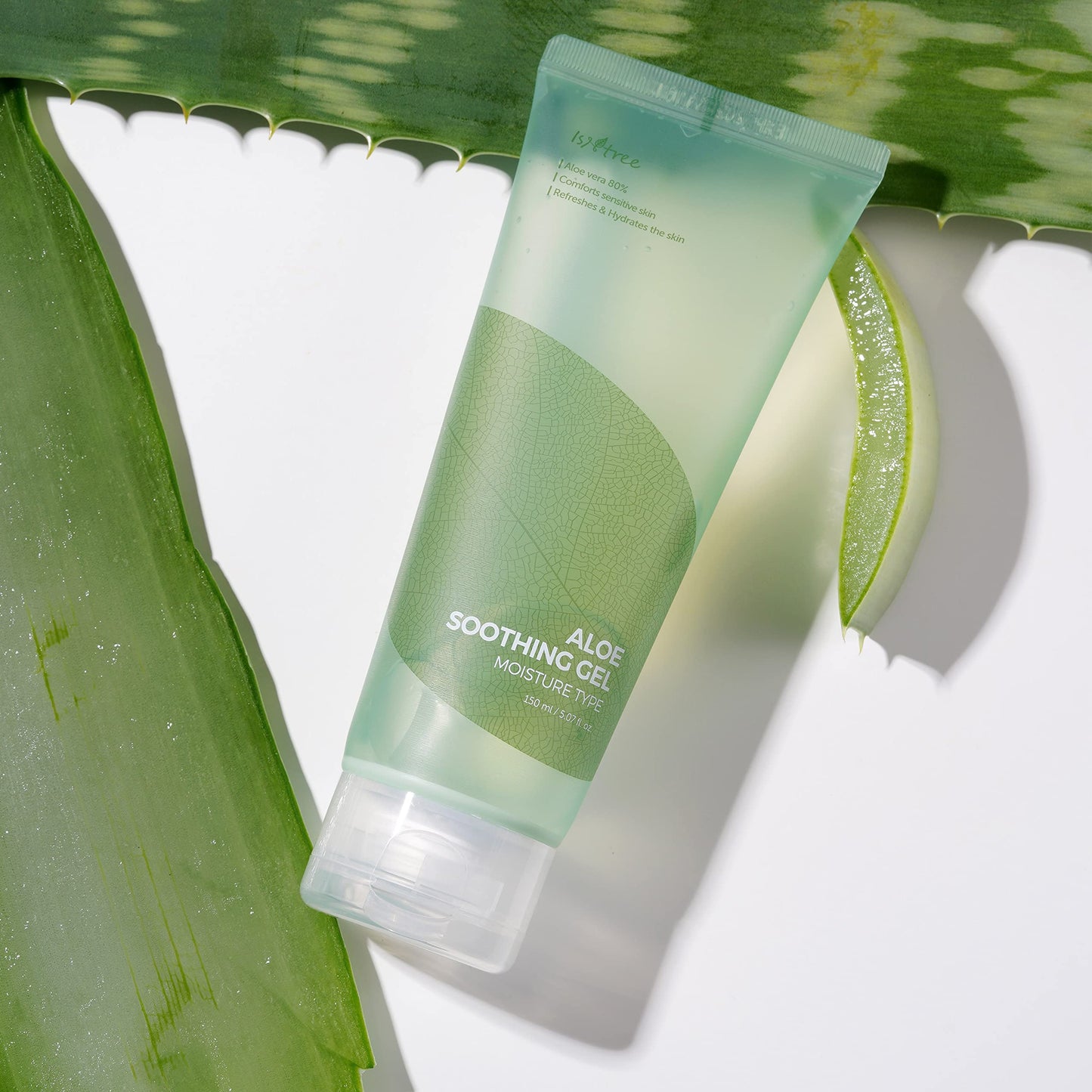 IsNtree Aloe Soothing Gel 150ml | 80% Aloe Vera for Sensitive Skin, Hydration & Refreshment