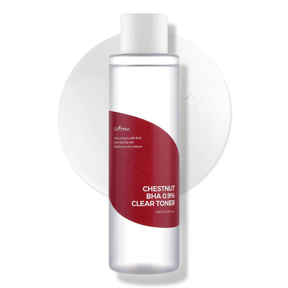 ISNTREE Chestnut BHA 0.9% Clear Toner 200ml – Pore Refining & Oil Control (Vegan)