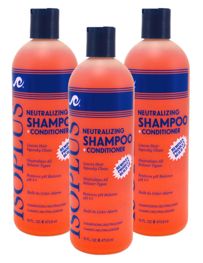 Isoplus Neutralizing Shampoo + Conditioner 16 oz (473 ml) – 3 Pack