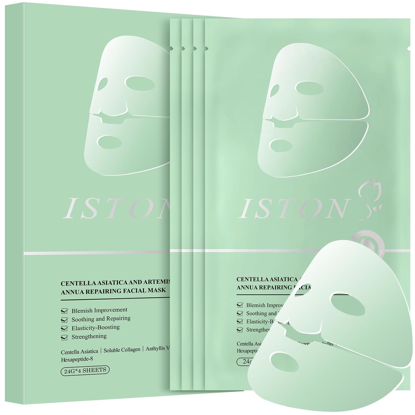 ISTON Overnight Hydrogel Mask for All Skin Types | Deep Hydration & Barrier Support