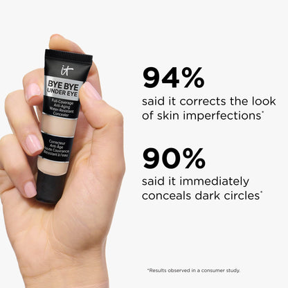 IT Cosmetics Bye Bye Under Eye Concealer Travel Light Natural - Water-Resistant Full Coverage
