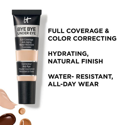 IT Cosmetics Bye Bye Under Eye Concealer Travel Light Natural - Water-Resistant Full Coverage