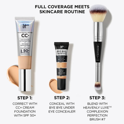 IT Cosmetics Bye Bye Under Eye Concealer Travel Light Natural - Water-Resistant Full Coverage
