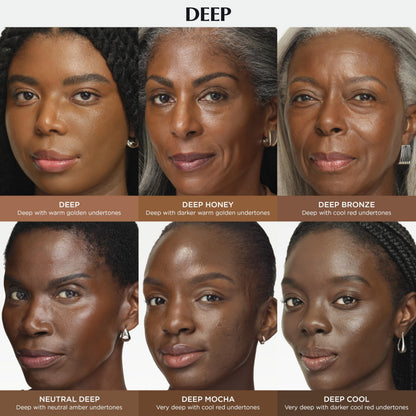 IT Cosmetics CC+ Nude Glow Deep Honey — Medium Coverage Skin Tint with SPF 40, 2% Niacinamide & Hyaluronic Acid